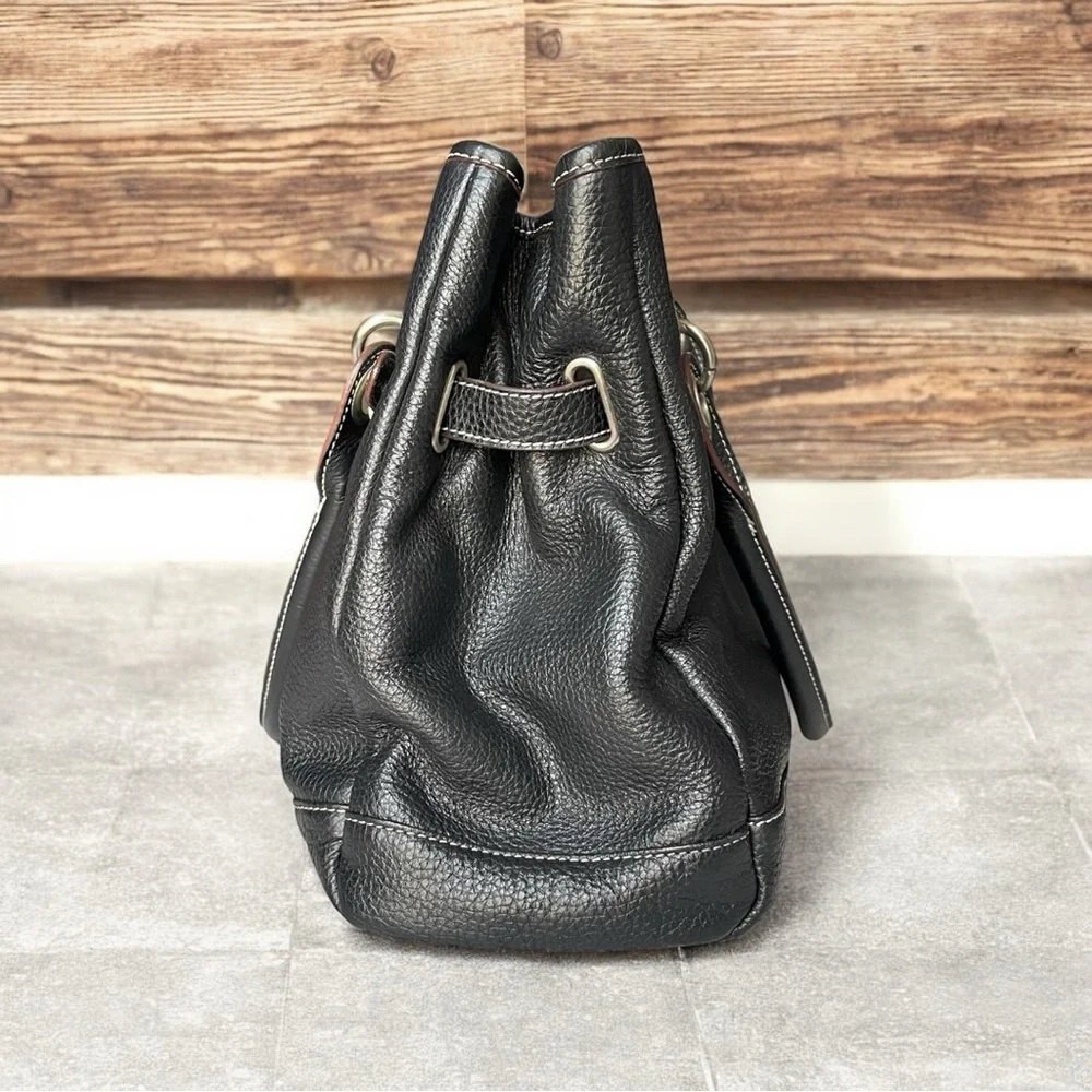 Vintage Wilsons Leather Black Shoulder Bag - Picture 4 of 12